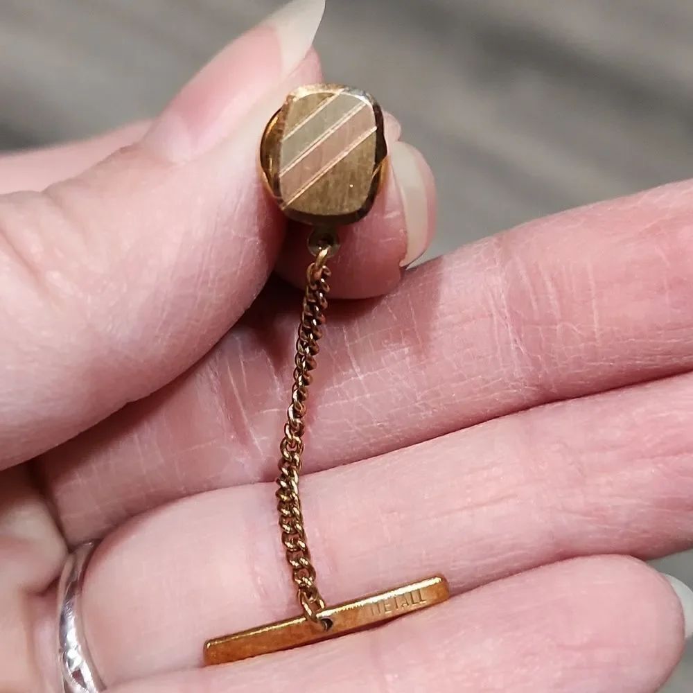 Vintage Tricolor Tie Pin